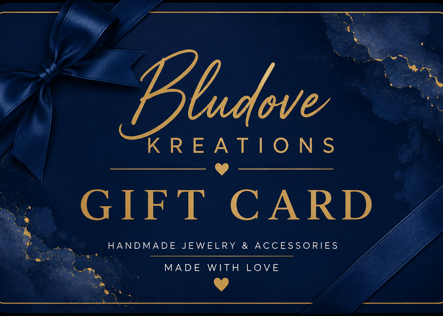Bludove Kreations Gift Card Purchase