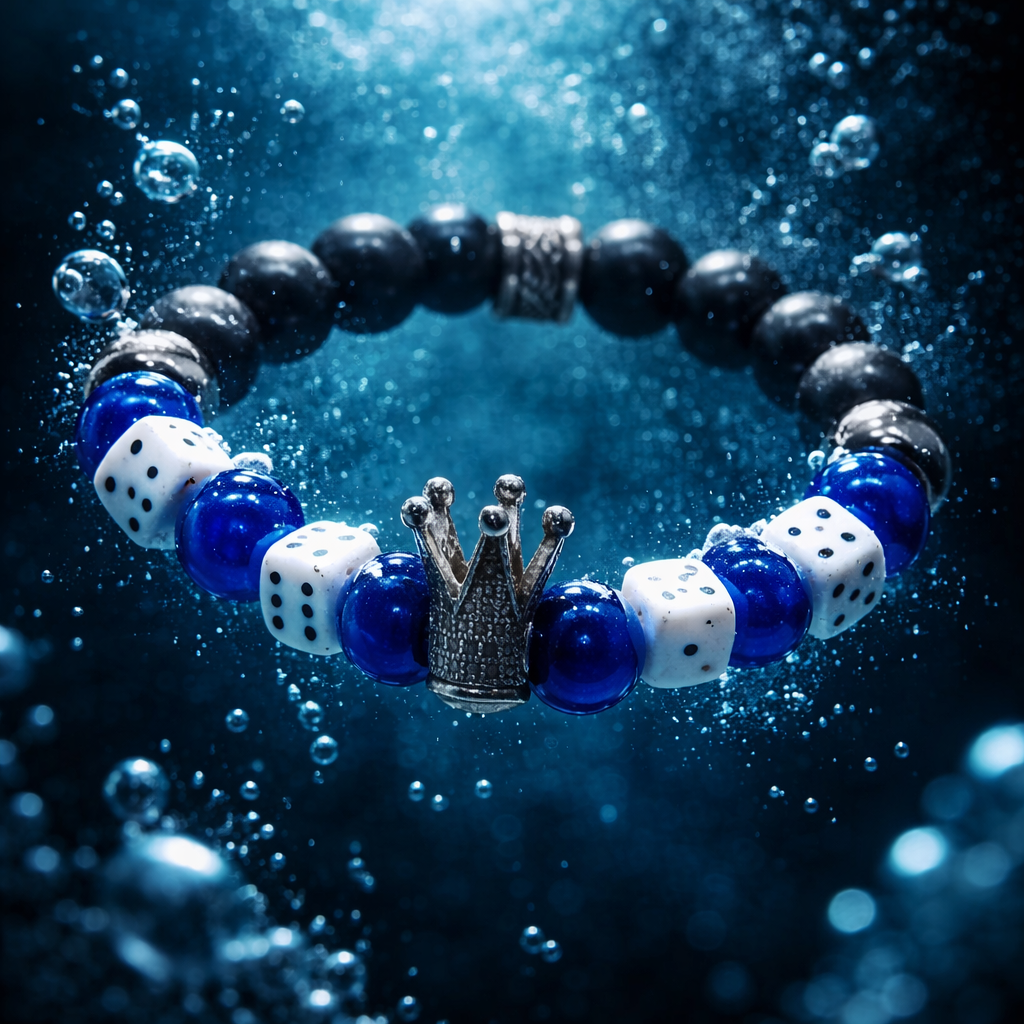 Men’s Dice Beaded Bracelet