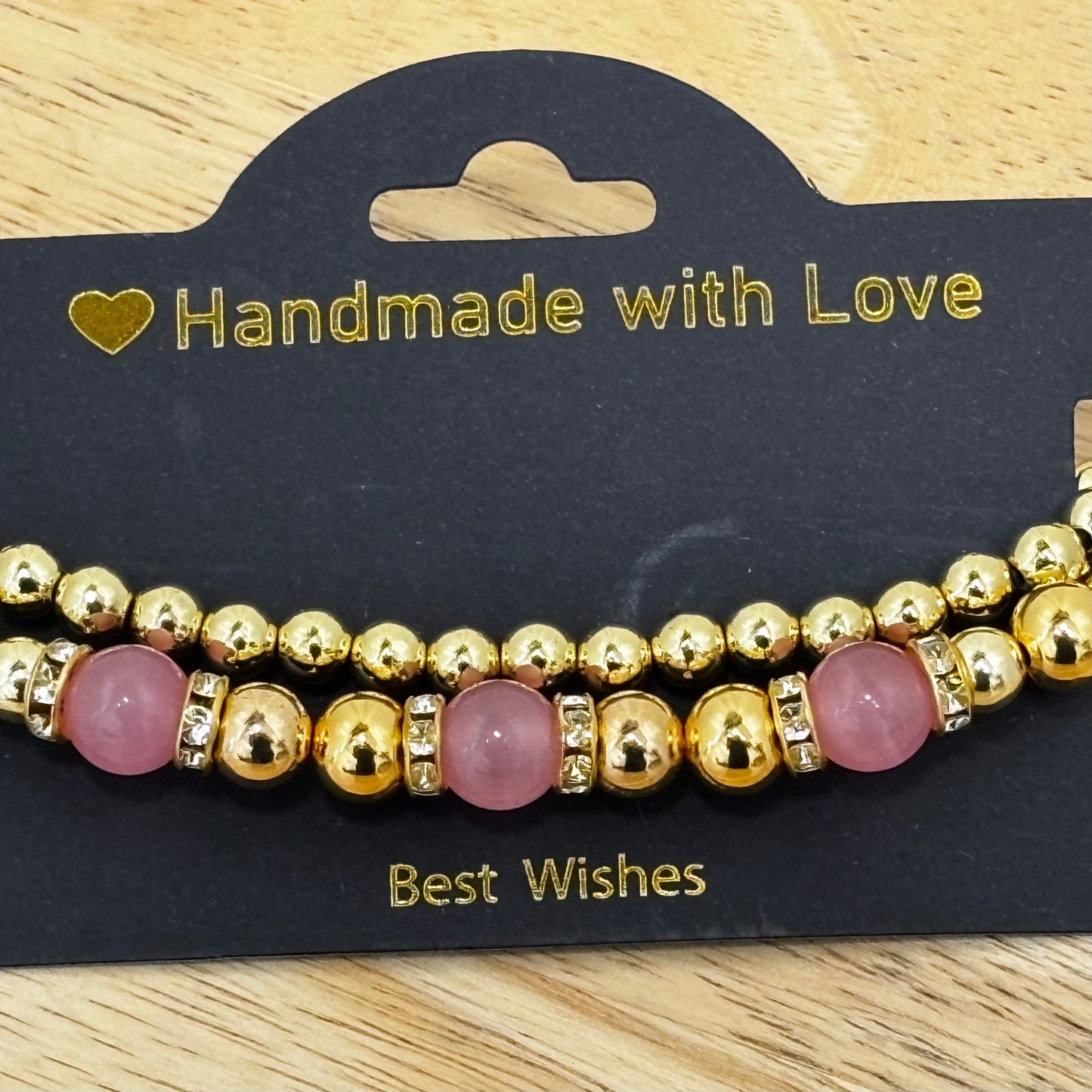 Women’s Pink & Gold Stack Set