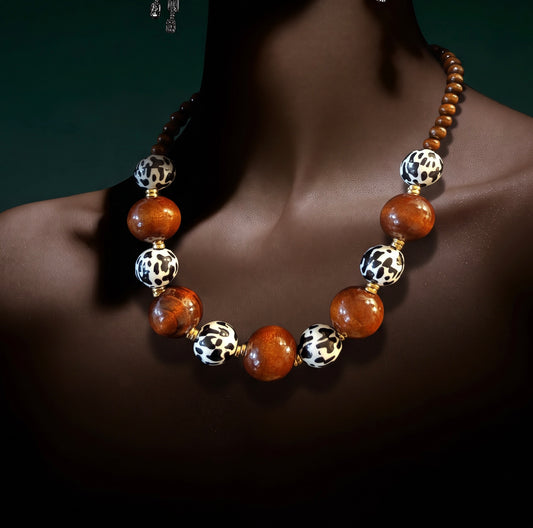 Earth & Expression Statement Necklace