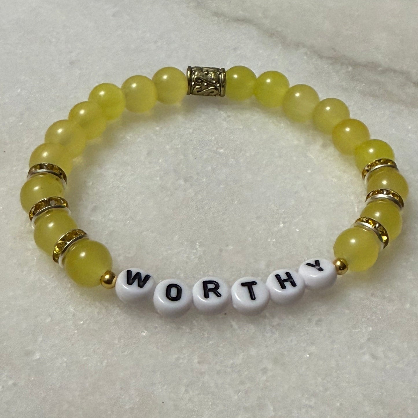 Instagram/Facebook Unisex Custom Name Bracelet 8mm bead size