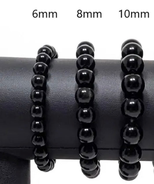 Instagram/Facebook Unisex Custom Name Bracelet 10mm bead size