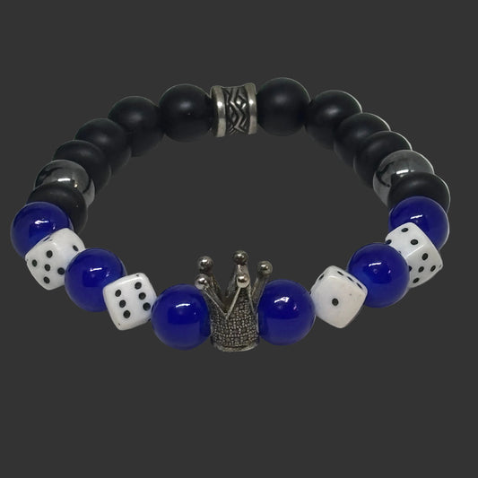 Men’s Dice Beaded Bracelet