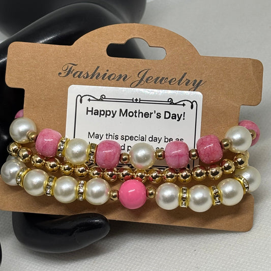 Pink n’ Pearls Stacked Set