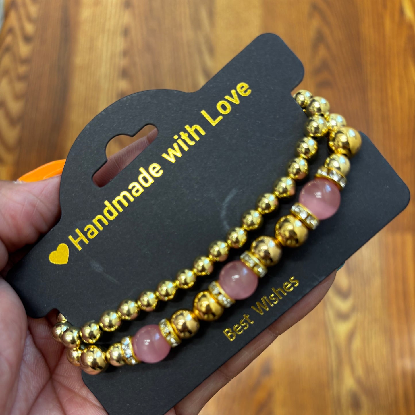 Women’s Pink & Gold Stack Set